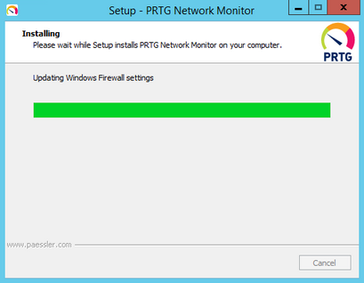 Setup: Installing PRTG Setup: Installing PRTG